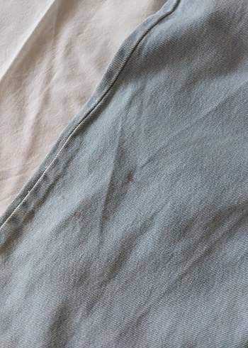 Buz Mavi Yüksek Bel Boru Paça Kadın Kot Pantolon - Görsel 7