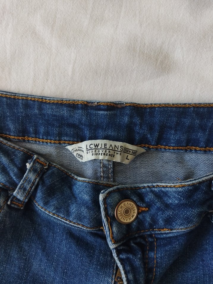 Kadın Mavi Denim Mini Şort - Görsel 4