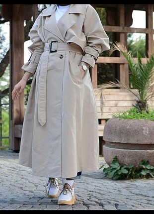 Oversize Trençkot Koton Trenchcoat %20 İndirimli - Gardrops