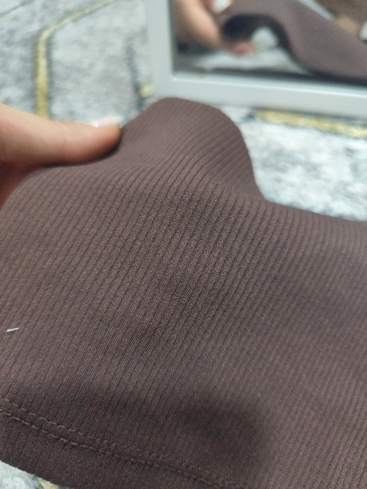 kahverengi büstiyer straplez - Görsel 4