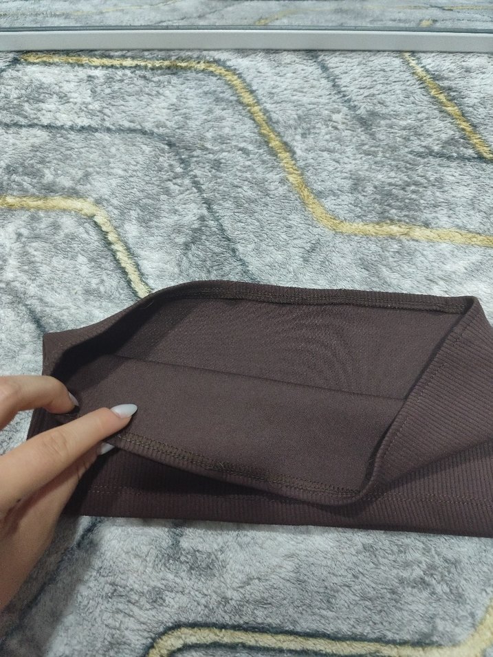 kahverengi büstiyer straplez - Görsel 2