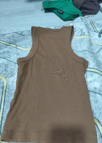 Kahverengi Yüksek Yakalı Kadın Atlet - Görsel 5