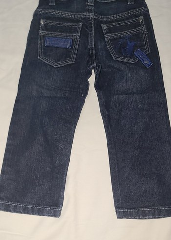 Diğer Gri ve lacivert Çocuk Denim Pantolon