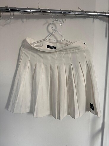 Bershka Beyaz Mini Etek