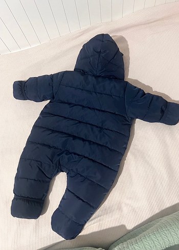 Lacivert Kürklü Bebek Tulumu - Görsel 3