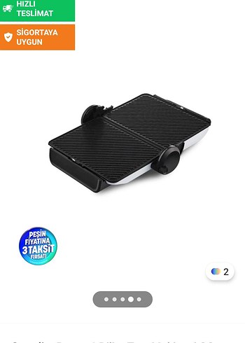 Beyaz Sandviç ve Tost Makinesi - Görsel 4