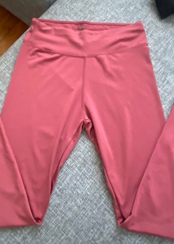 Pembe Midi Spor Tayt