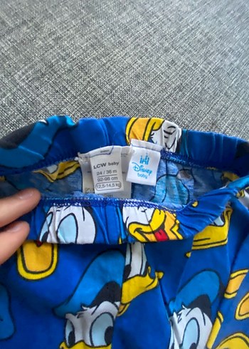 12-18 Ay Beden Donald Duck Baskılı Erkek Çocuk Pijama Takımı