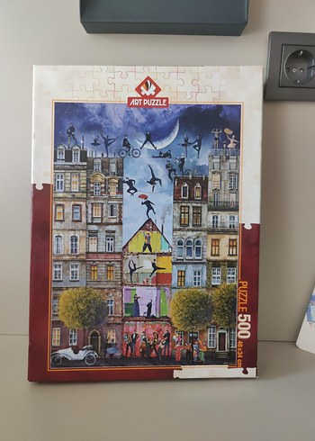 Art Puzzle 500 Parça Çok Renkli Şehir Temalı