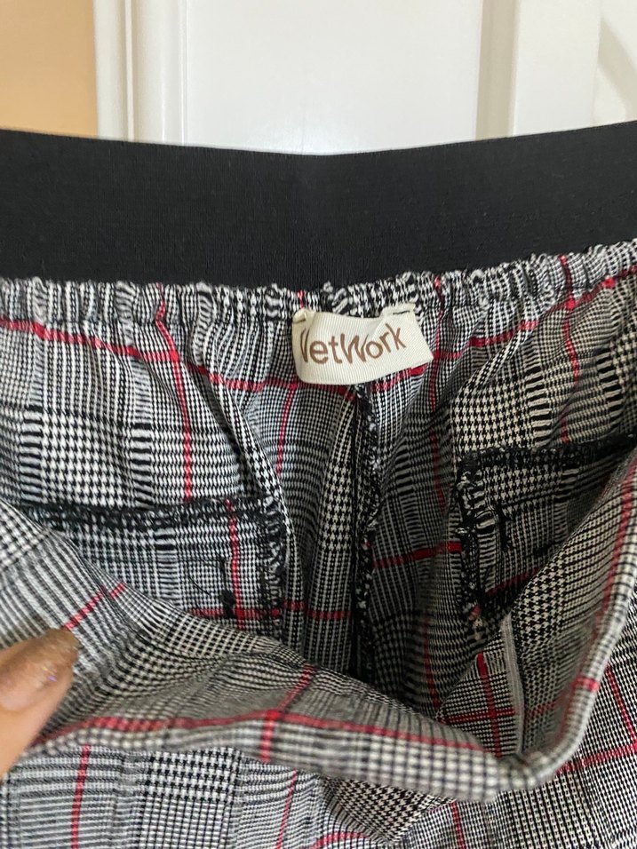 Network Gri Kumaş Kadın Pantolon - Görsel 2