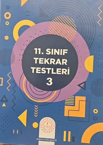 11. Sınıf Tekrar Testleri 3 Kitabı