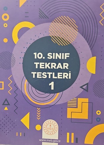 10. Sınıf Tekrar Testleri Kitabı