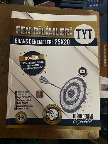 Bilgi sarmal Tyt fen bilimleri branş denemeleri 25 adet