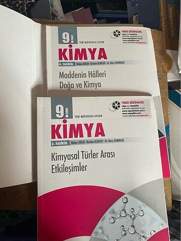 Çap yayınları dokuzuncu sınıf kimya seti