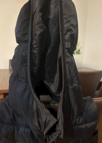 Kadın Siyah Fermuarlı Şişme Yelek - Görsel 2