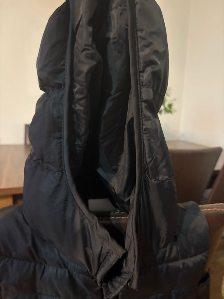 Kadın Siyah Fermuarlı Şişme Yelek - Görsel 2