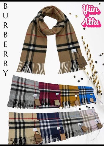 Burberry Yün Şal/Atkı - Görsel 2