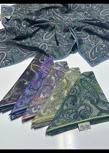 Silk Home 
%100 pamuk eşarp - Görsel 2