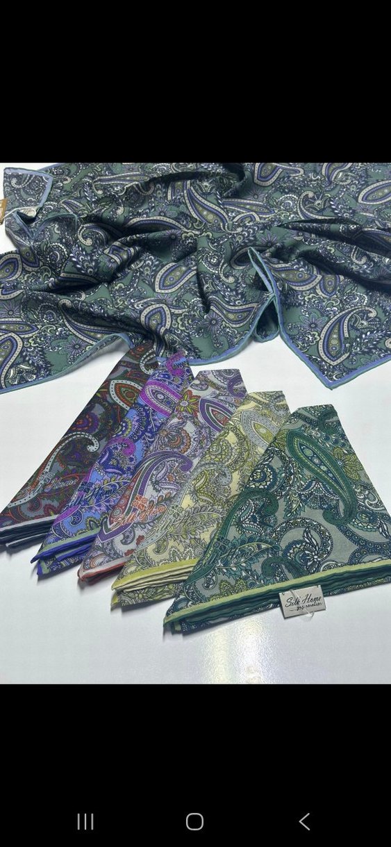 Silk Home 
%100 pamuk eşarp - Görsel 2