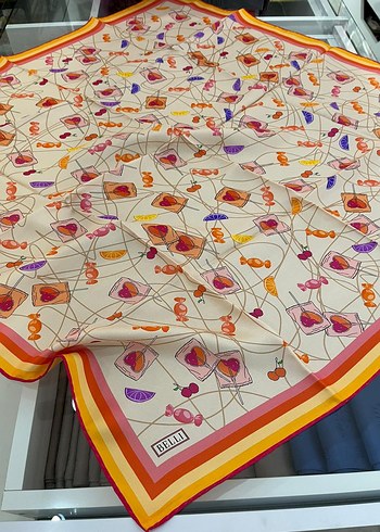 Belli Tivil İpek Eşarp - Görsel 4