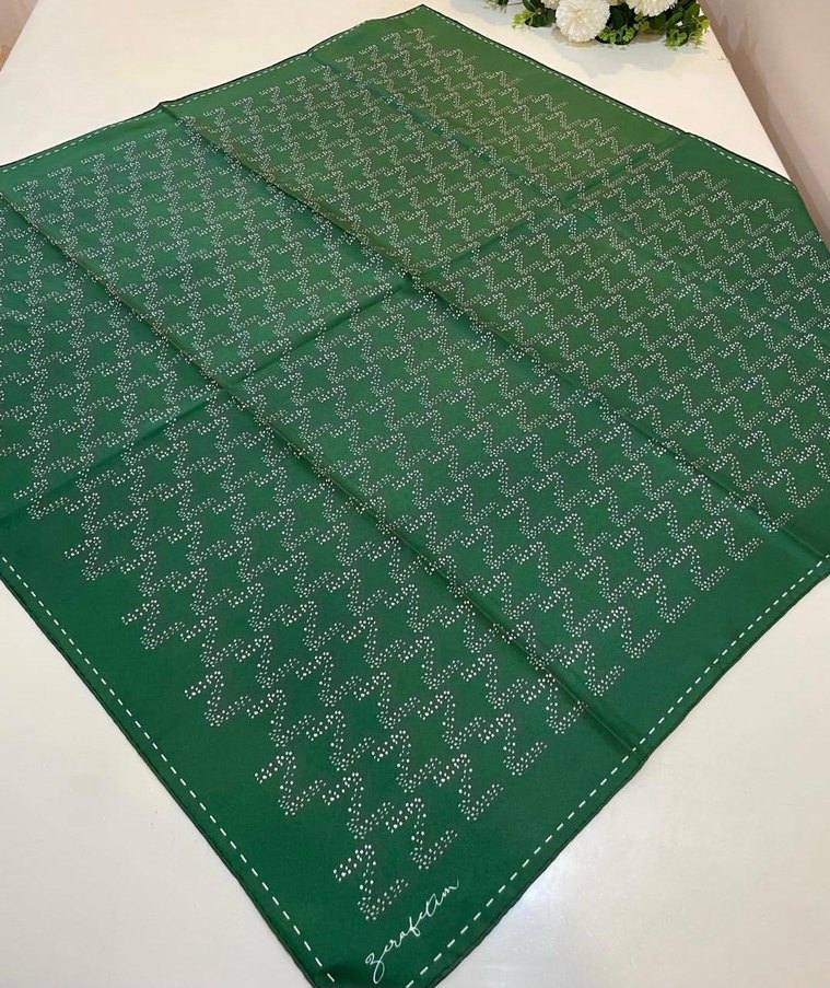 Zerafetim Tivil İpek Eşarp - Görsel 3