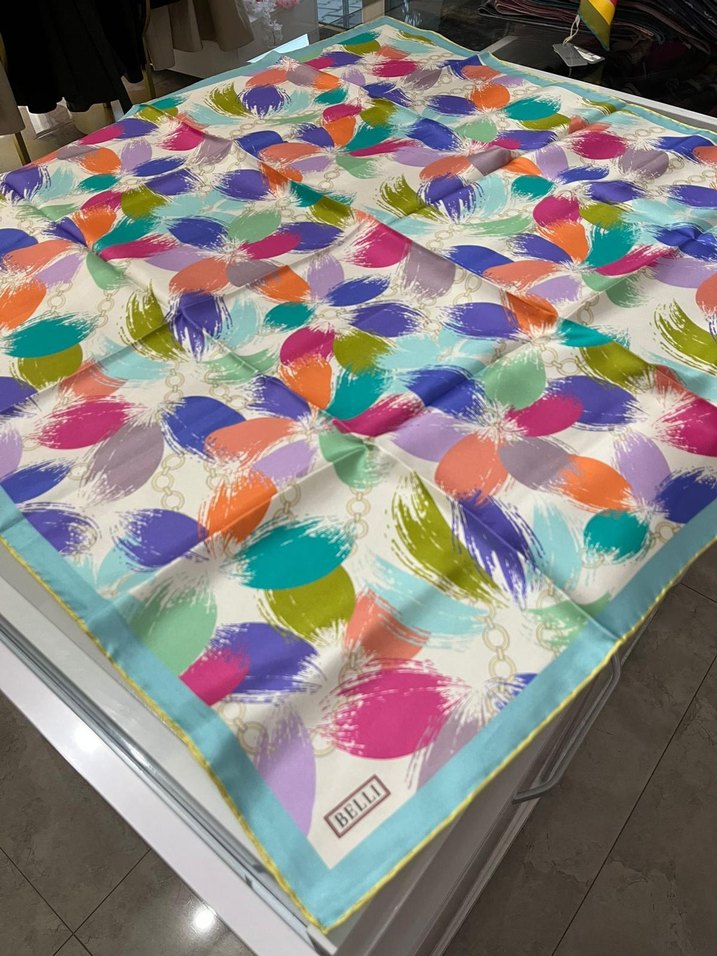 Belli Tivil İpek Eşarp - Görsel 2