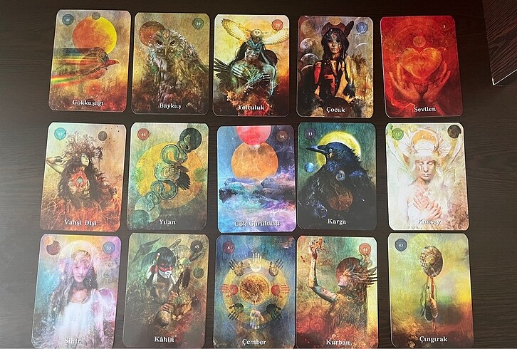  Şaman Kehanet Kartları Tarot