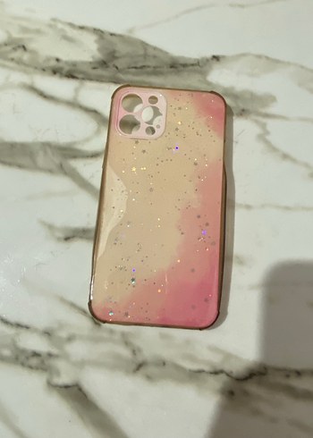 Pembe Parlak Simli Bohem Telefon Kılıfı