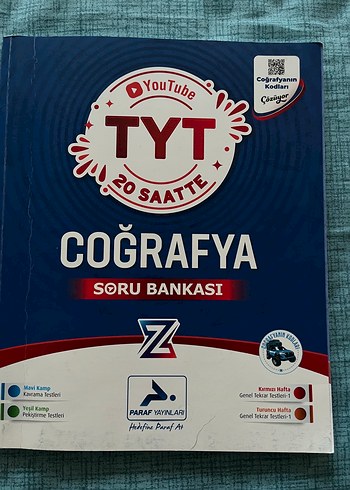 TYT Coğrafya Soru Bankası - Paraf Yayınları