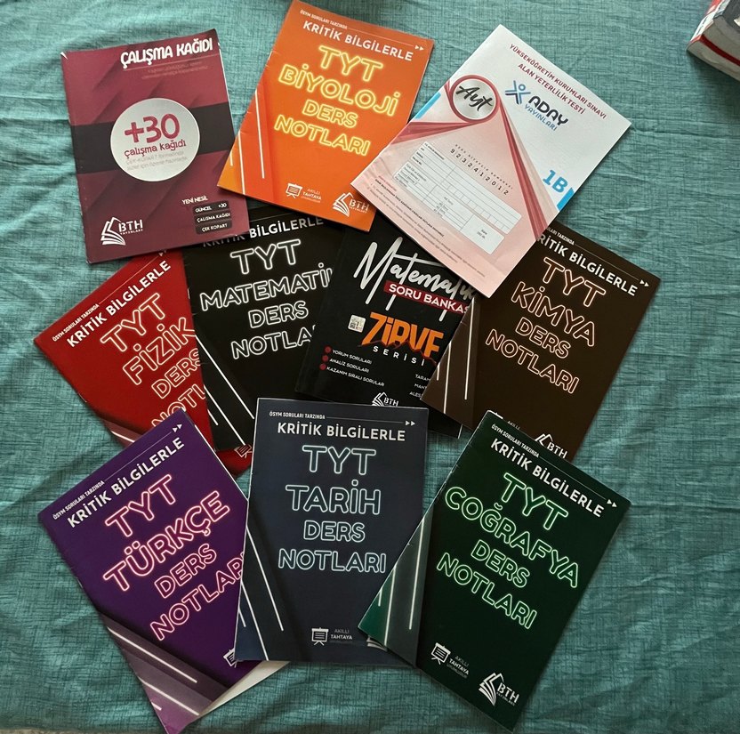TYT dil bilgisi ve Tyt deneme kitabı yanındakiler hediye - Görsel 4