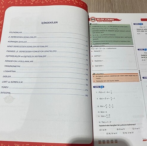  Beden Bıyıklı Matematik Ayt VDK