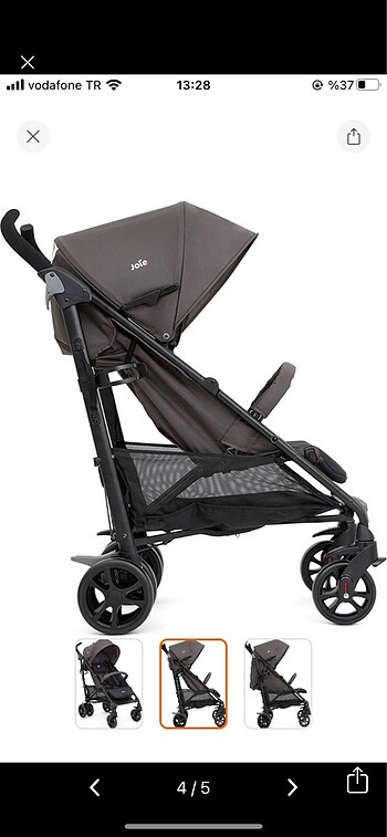 Baston Bebek arabası Joie Brisk LX - Görsel 4