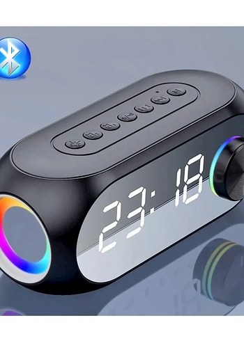 Renkli Işıklı Bluetooth S8 Hoparlör Saat