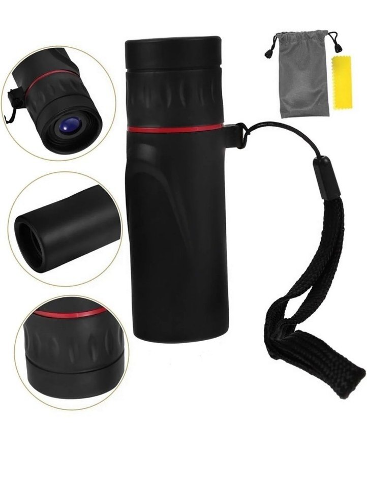 100X25 Siyah Tek Gözlü Monoküler Dürbün - Görsel 3