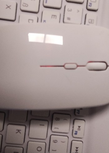 Beyaz Kablosuz Klavye ve Mouse Seti - Görsel 2