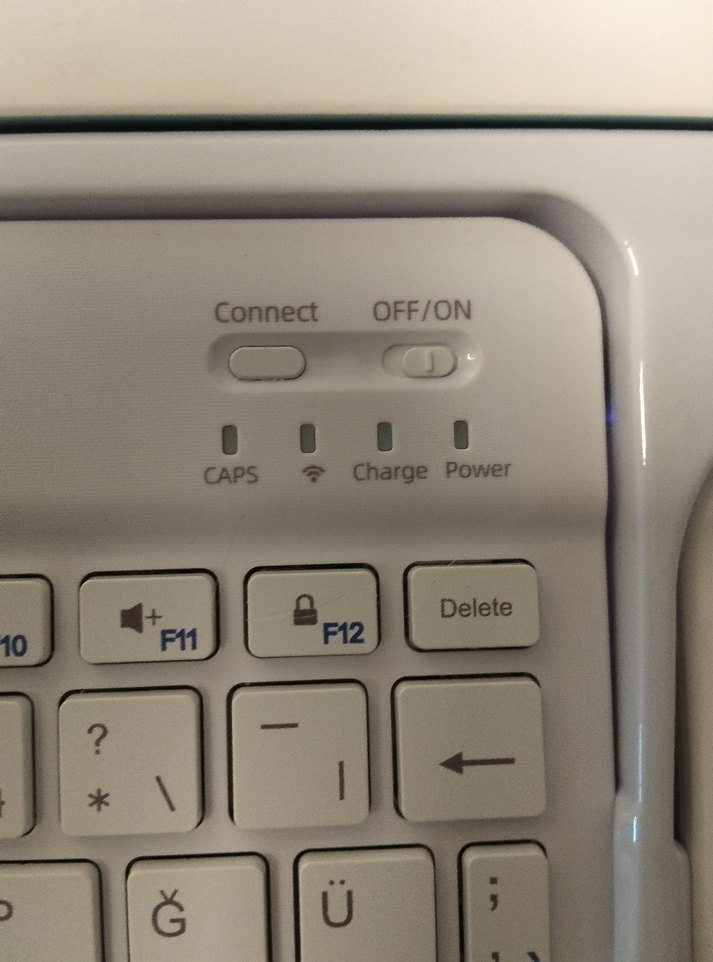 Beyaz Kablosuz Klavye ve Mouse Seti - Görsel 3