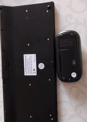 Siyah Kompakt Kablosuz Klavye - Görsel 4