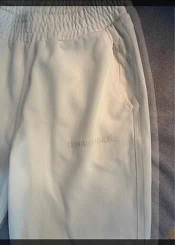 Beyaz Kadın Midi Eşofman Altı - Görsel 2