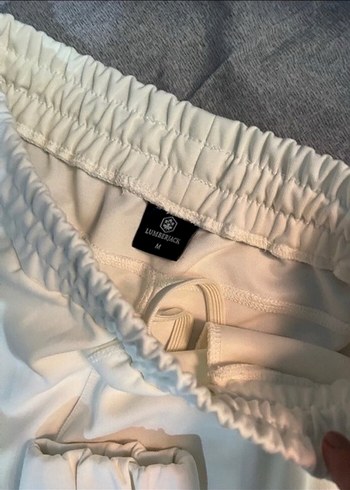 Beyaz Kadın Midi Eşofman Altı - Görsel 3