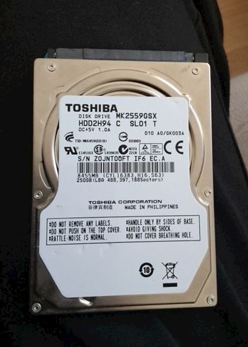 Toshiba 250GB 2.5