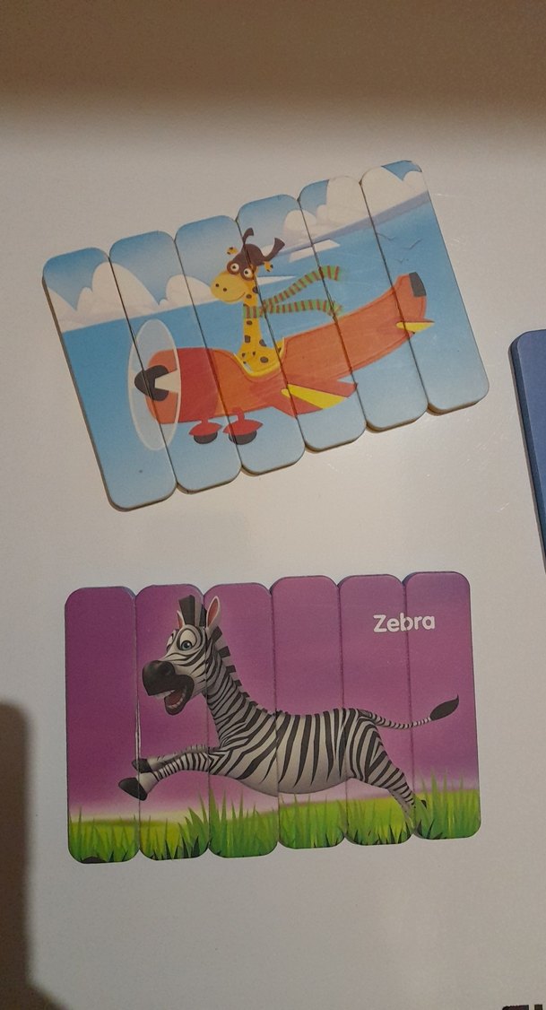 Çocuklar için çok renkli mıknatıslı yapboz - Görsel 2