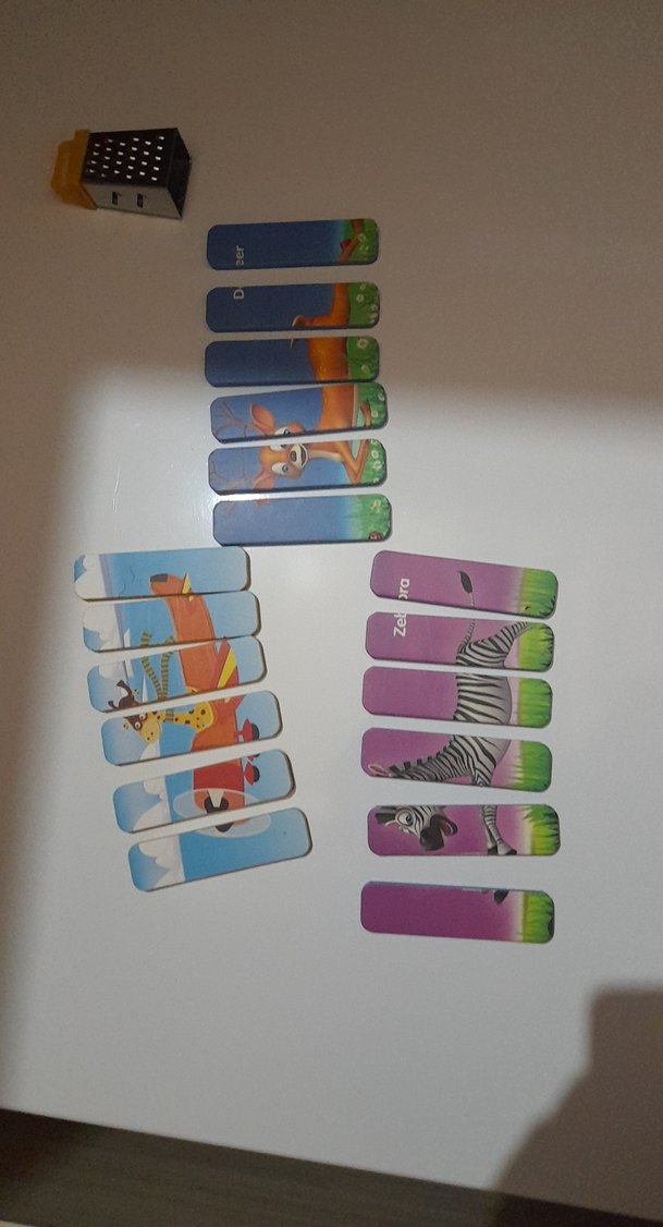 Çocuklar için çok renkli mıknatıslı yapboz - Görsel 4