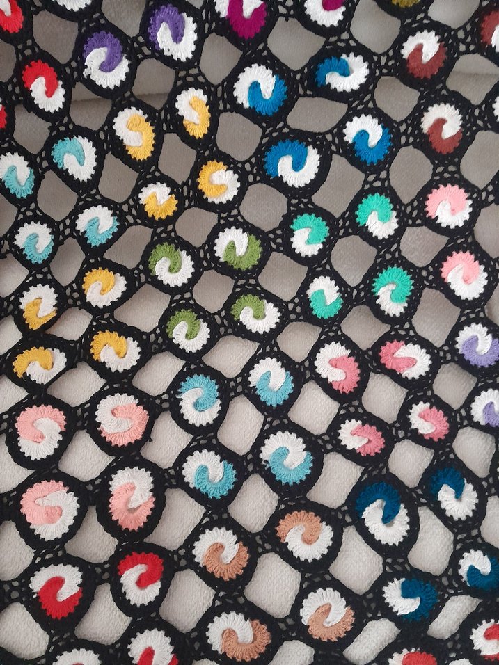 Renkli Puantiyeli Battaniye - Görsel 2