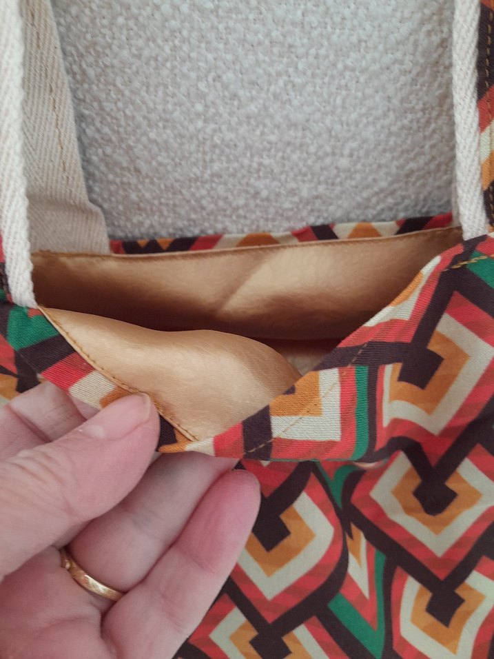 Renkli Bohem Kadın Çanta Fermuarlı - Görsel 2