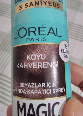 L'Oréal Paris Koyu Kahverengi Beyaz Saç Kapatıcı Sprey