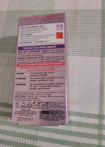 L'Oréal Paris L'Oréal Paris Revitalift Göz Serumu %2.5 Hyaluronik Asit