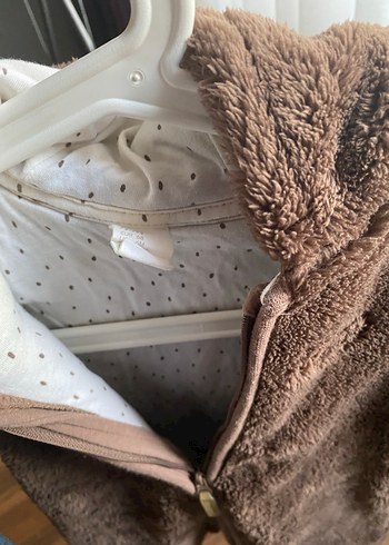 Kahverengi Kürklü Bebek Tulumu - Görsel 4