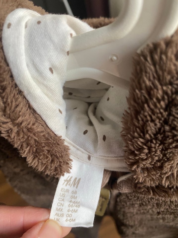 Kahverengi Kürklü Bebek Tulumu - Görsel 3