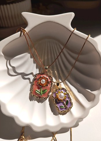 Accessorize Renkli Boncuklu Çiçekli Midi Kadın Kolye