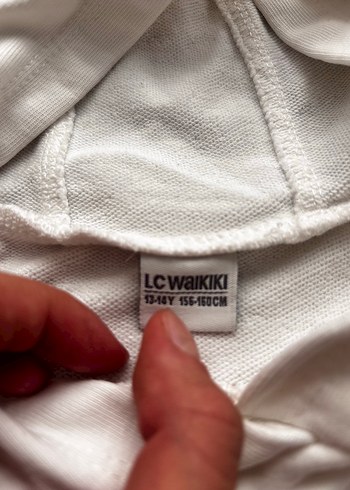 Beyaz Baskılı Kapüşonlu çocuk Sweatshirt - Görsel 2